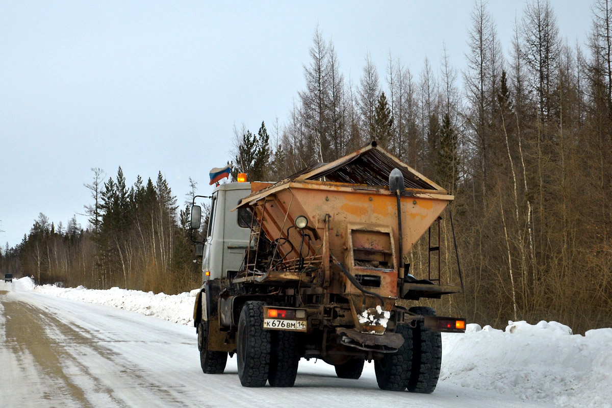 Саха (Якутия), № К 676 ВМ 14 — МАЗ-533702