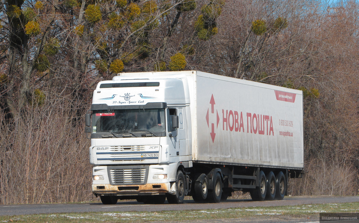 Винницкая область, № АВ 7432 ВО — DAF XF95 FTP