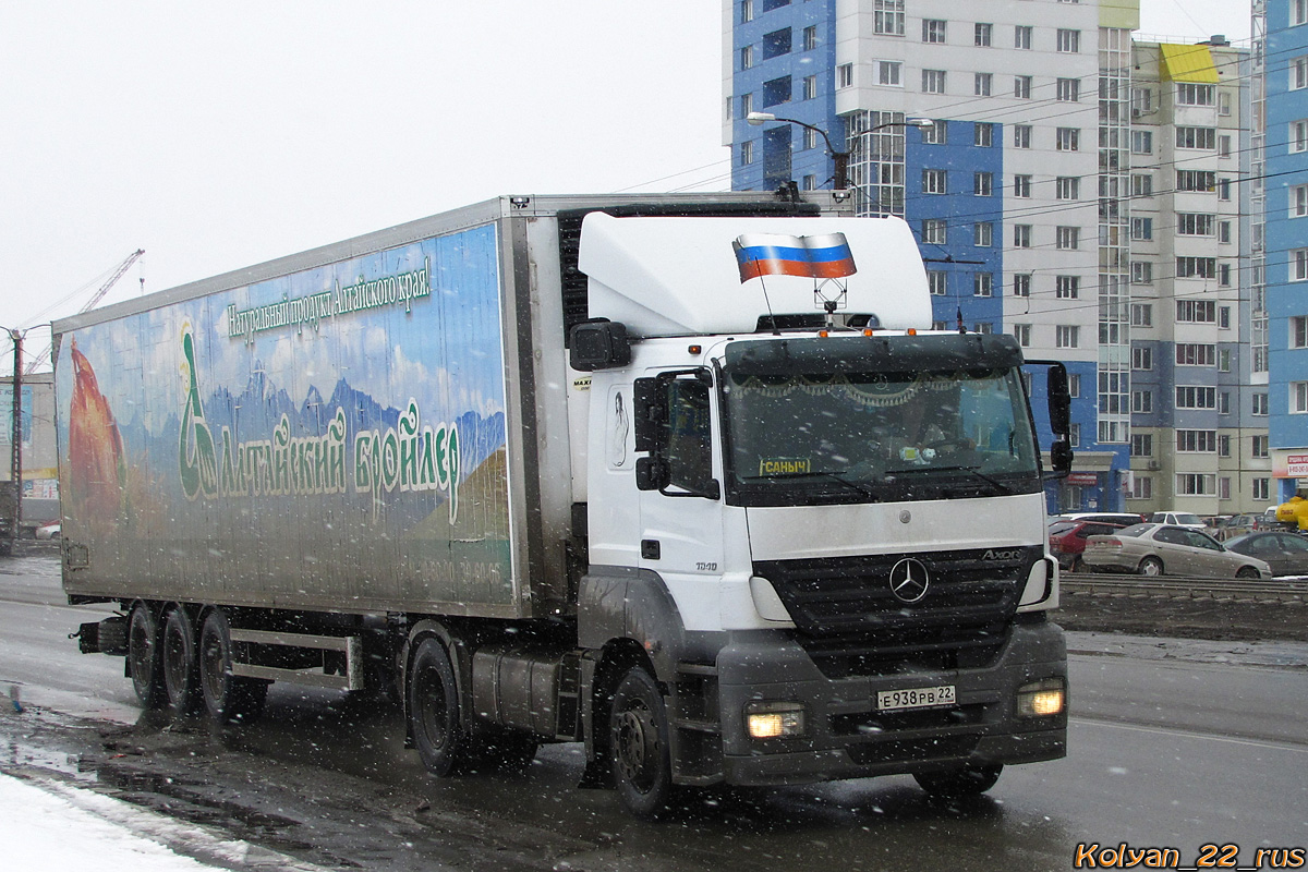 Алтайский край, № Е 938 РВ 22 — Mercedes-Benz Axor 1840