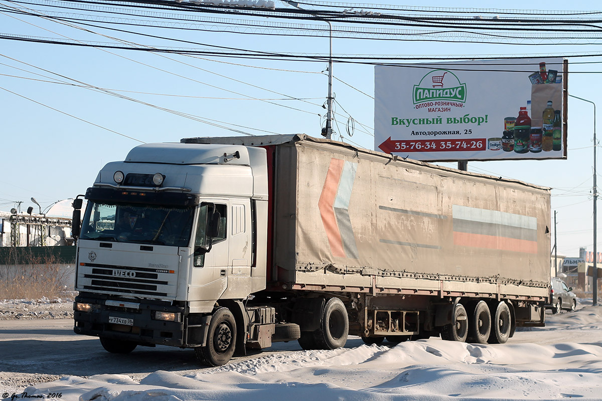 Иркутская область, № У 734 ХВ 38 — IVECO EuroStar