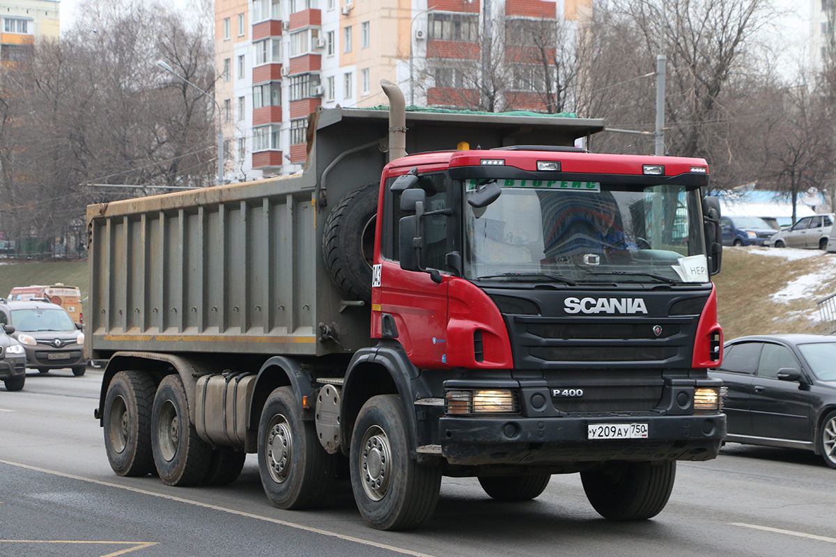 Московская область, № У 209 АУ 750 — Scania ('2011) P400