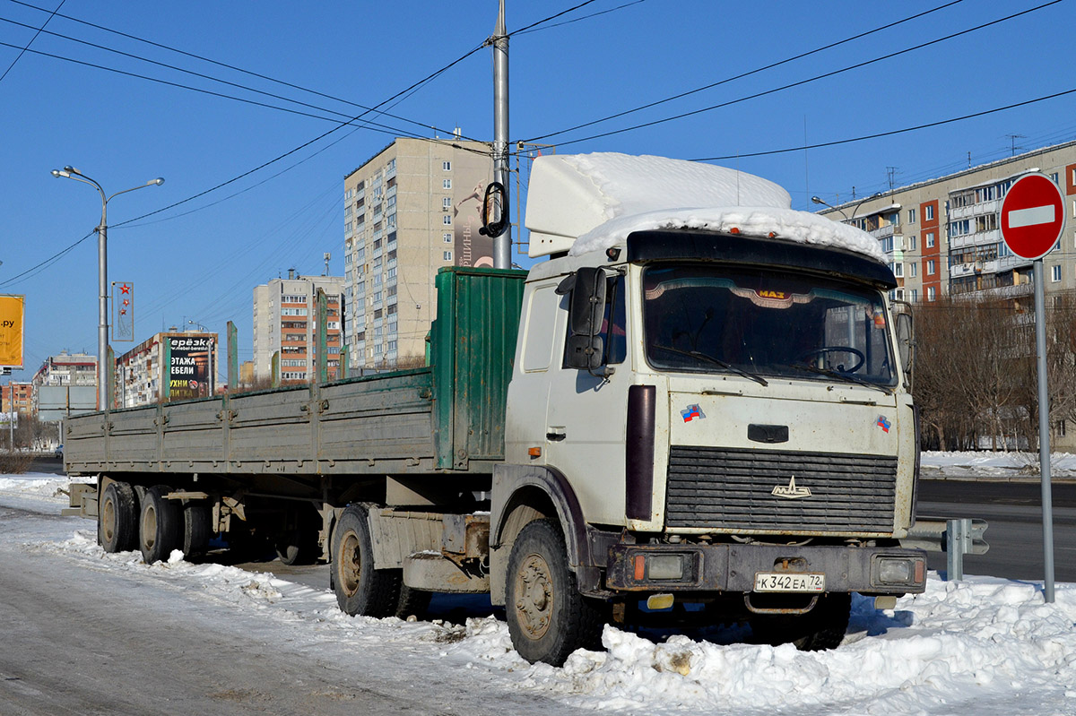 Тюменская область, № К 342 ЕА 72 — МАЗ-5432 (общая модель)