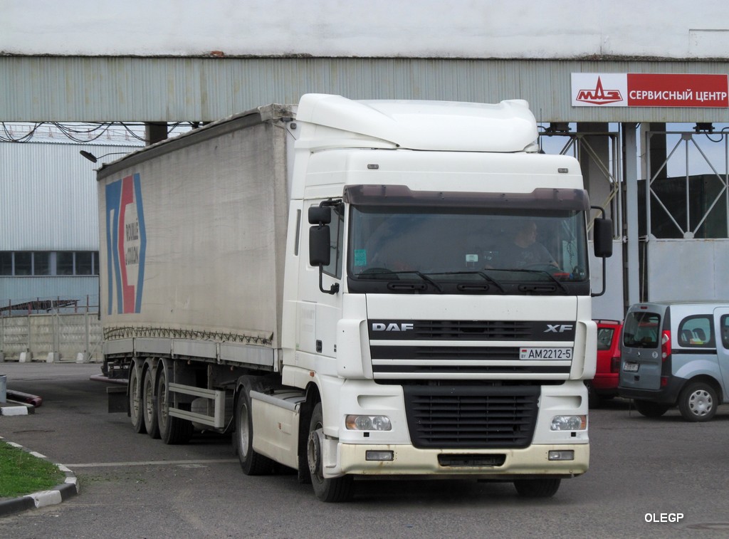 Минская область, № АМ 2212-5 — DAF XF95 FT