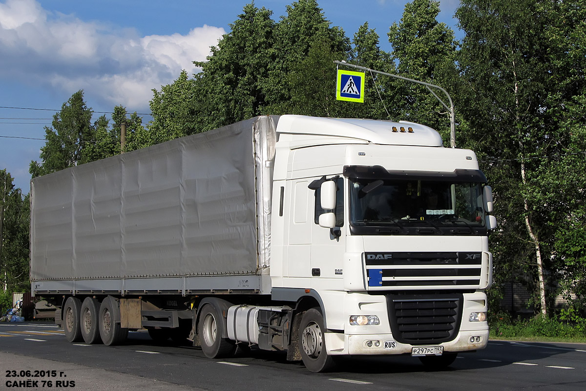 Москва, № Р 297 РС 197 — DAF XF105 FT