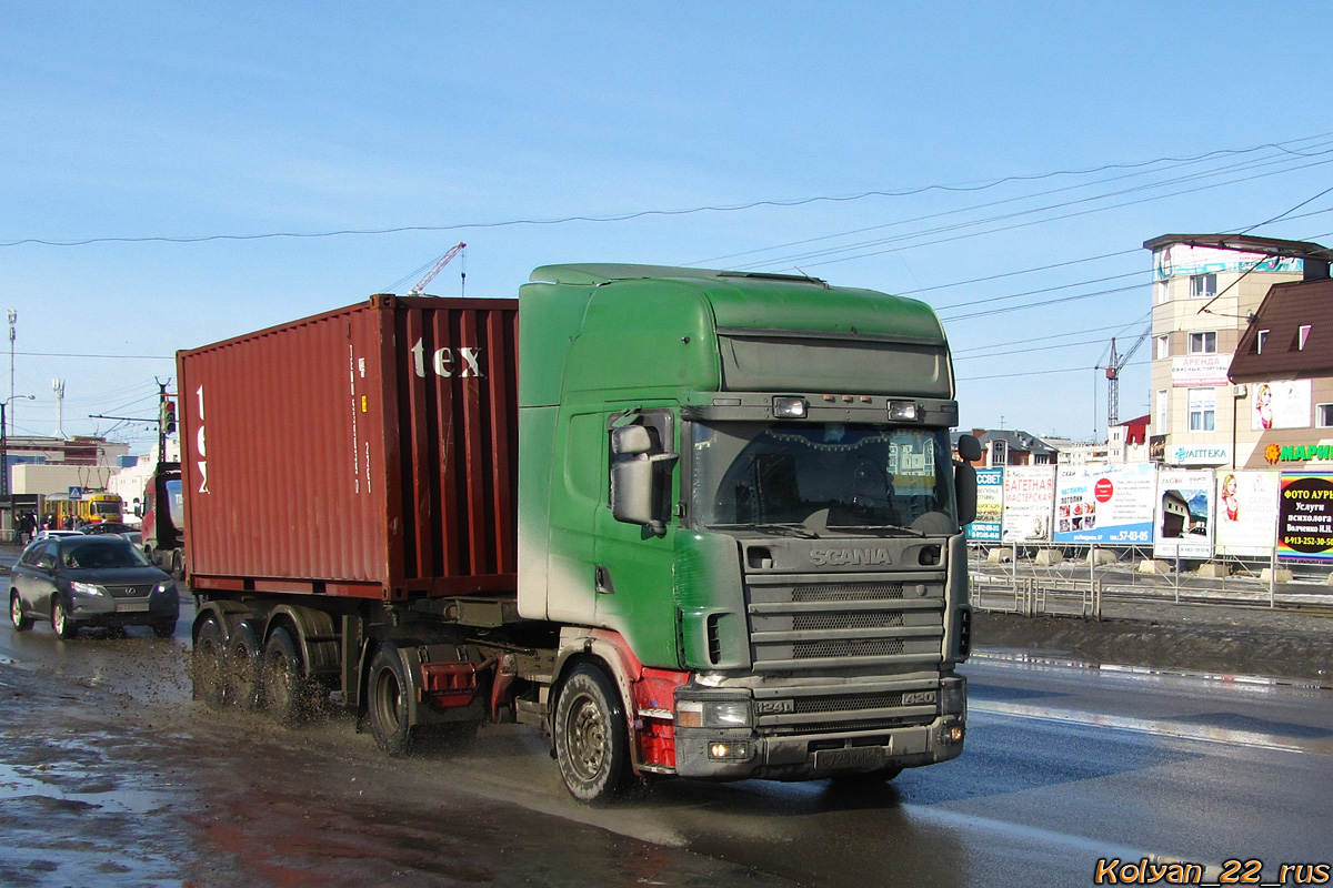 Алтайский край, № С 725 КМ 54 — Scania ('1996) R124L