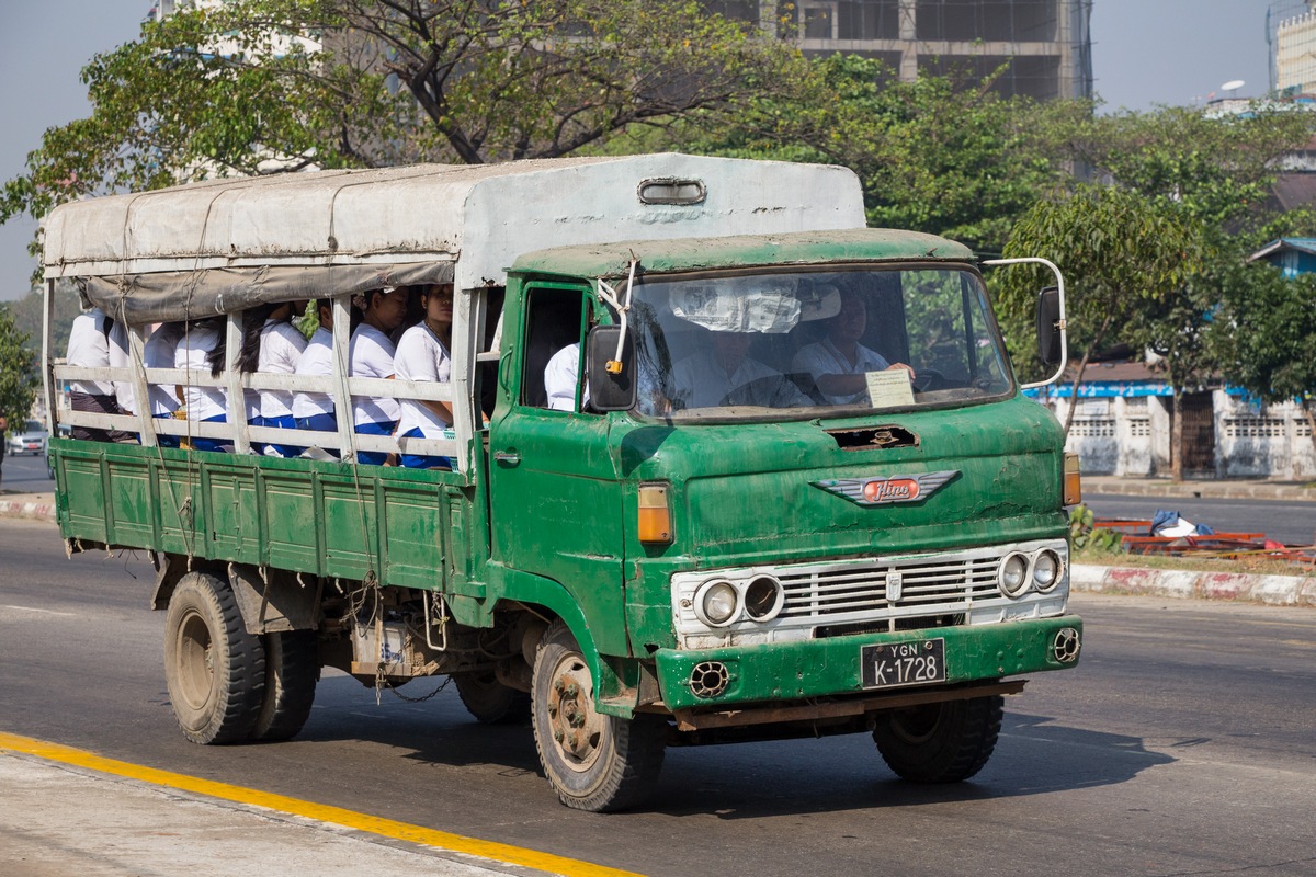 Мьянма, № K-1728 — Hino (общая модель)