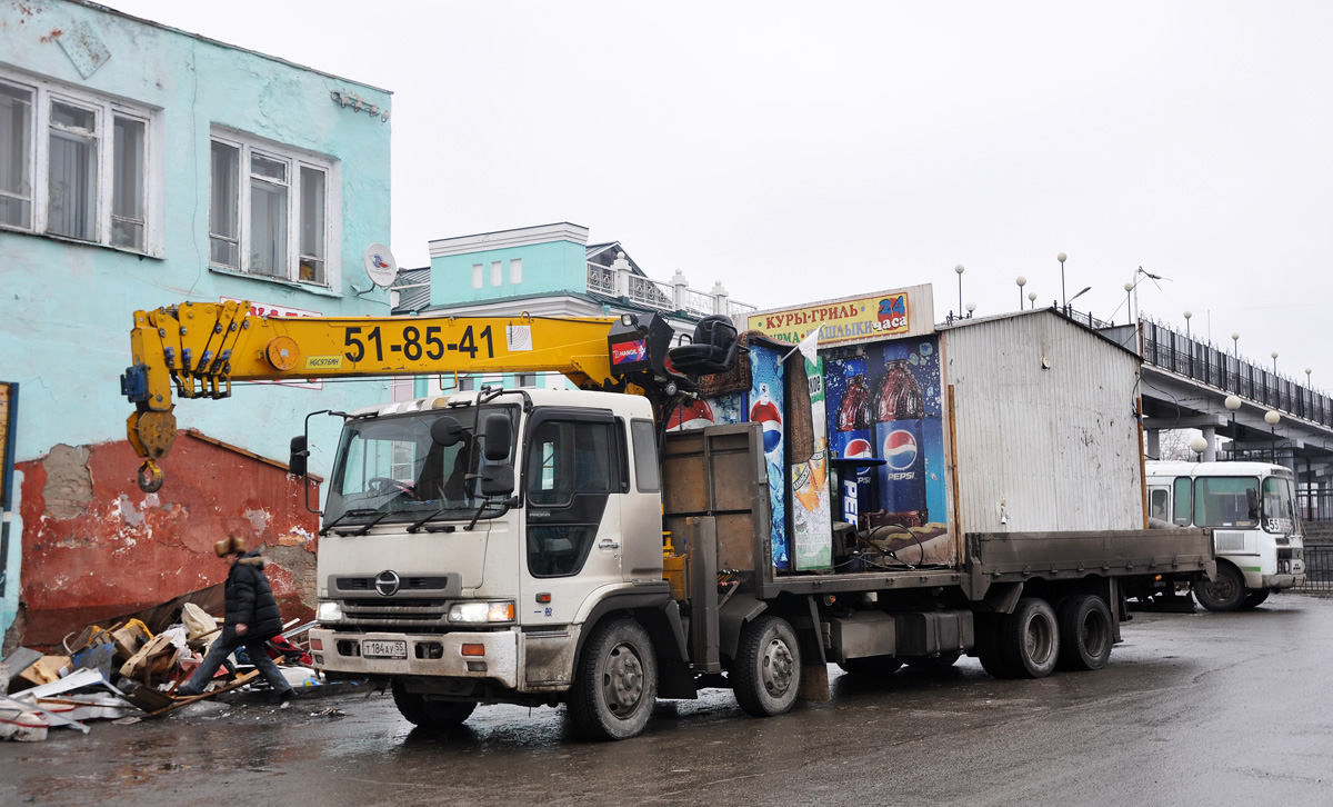 Омская область, № Т 184 АУ 55 — Hino Profia