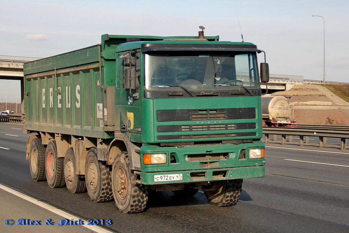 Ленинградская область, № С 972 ЕУ 47 — GINAF (общая модель)