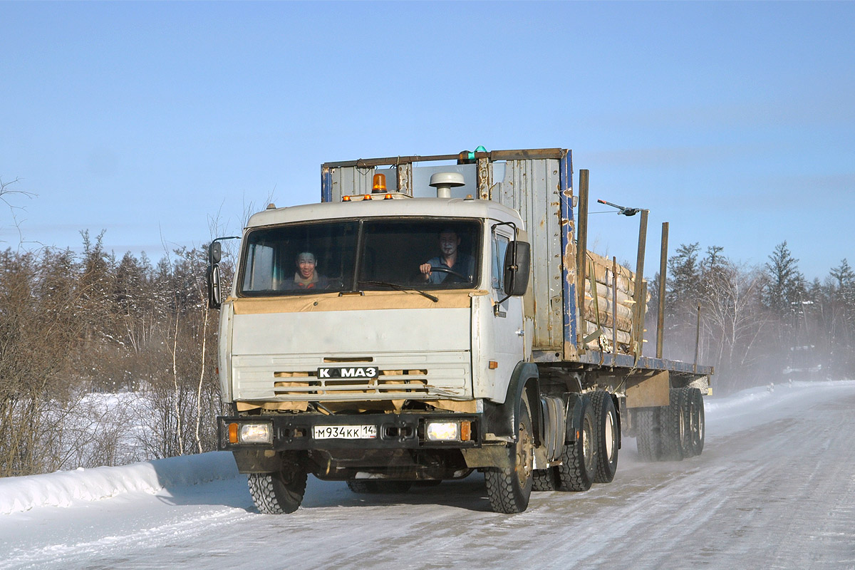 Саха (Якутия), № М 934 КК 14 — КамАЗ-54115 [541150]