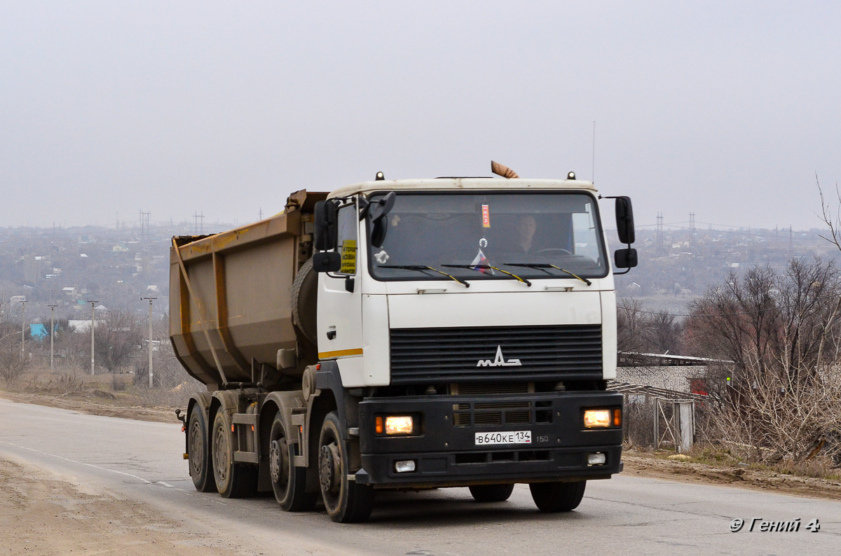 Волгоградская область, № В 640 КЕ 134 — МАЗ-6516B9