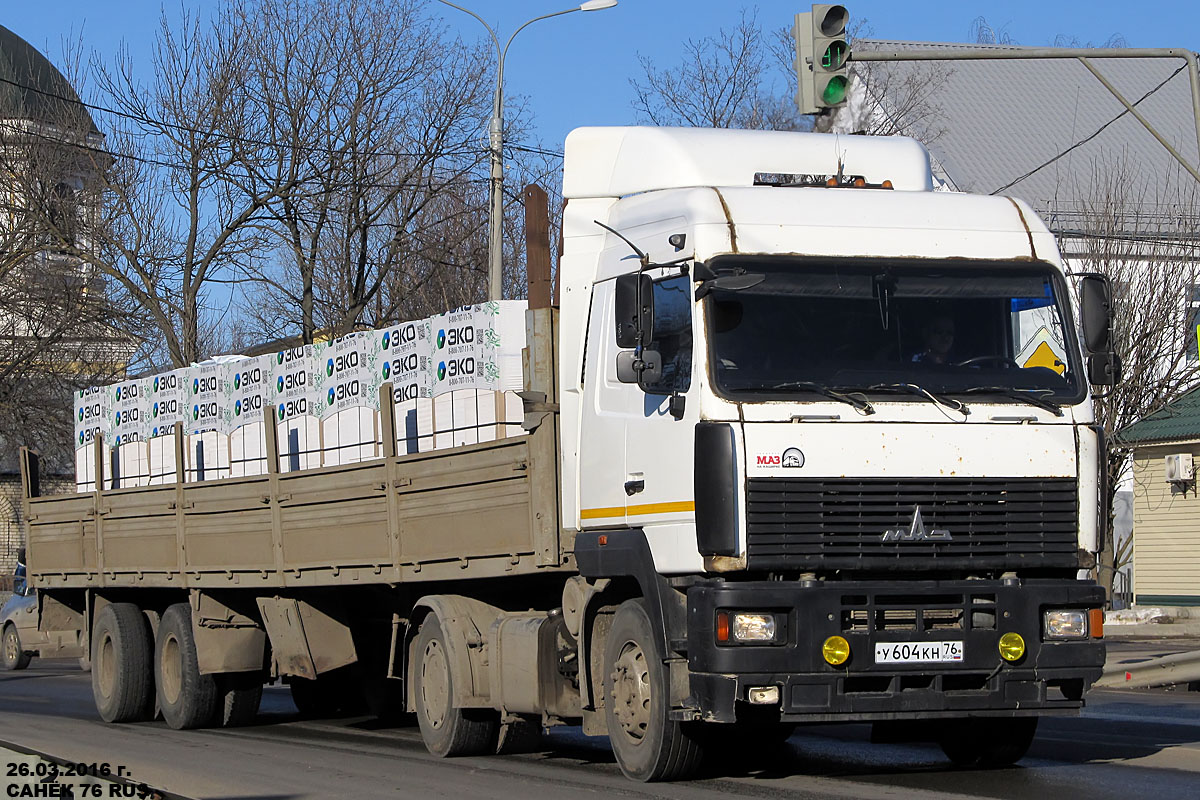 Ярославская область, № У 604 КН 76 — МАЗ-5440A5