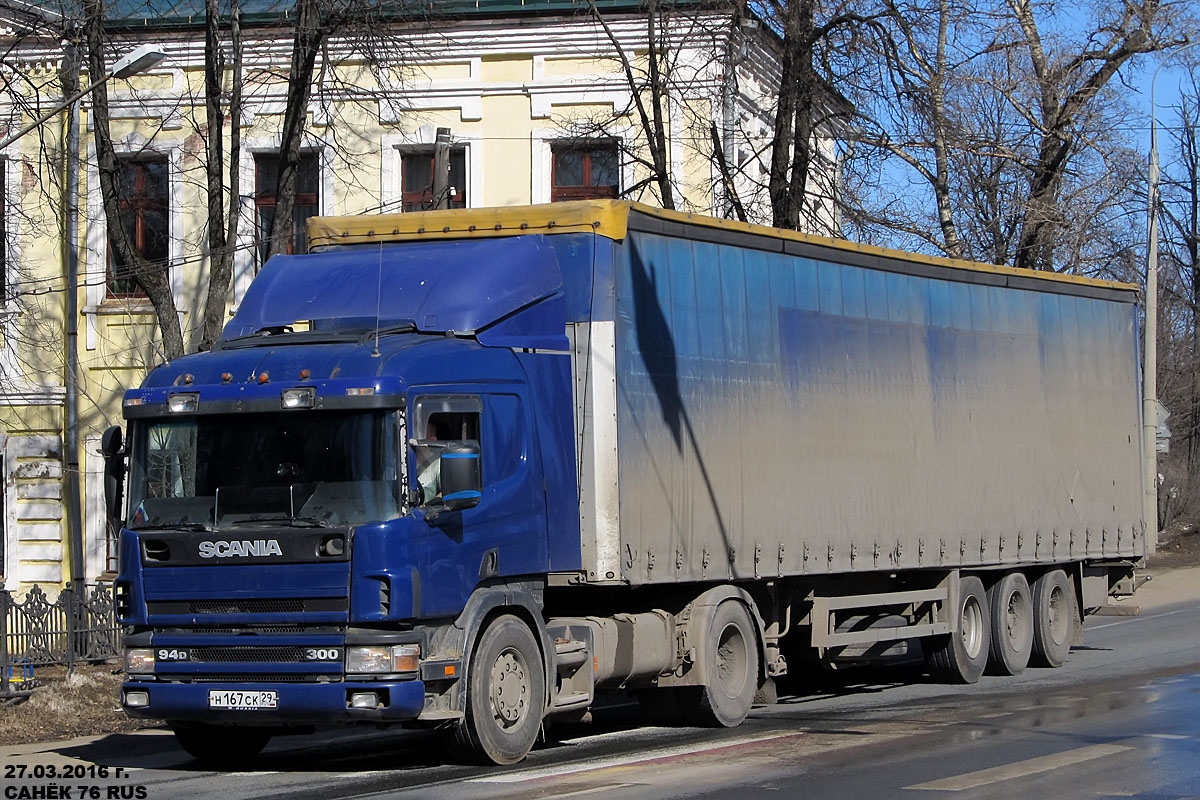 Архангельская область, № Н 167 СК 29 — Scania ('1996) P94D