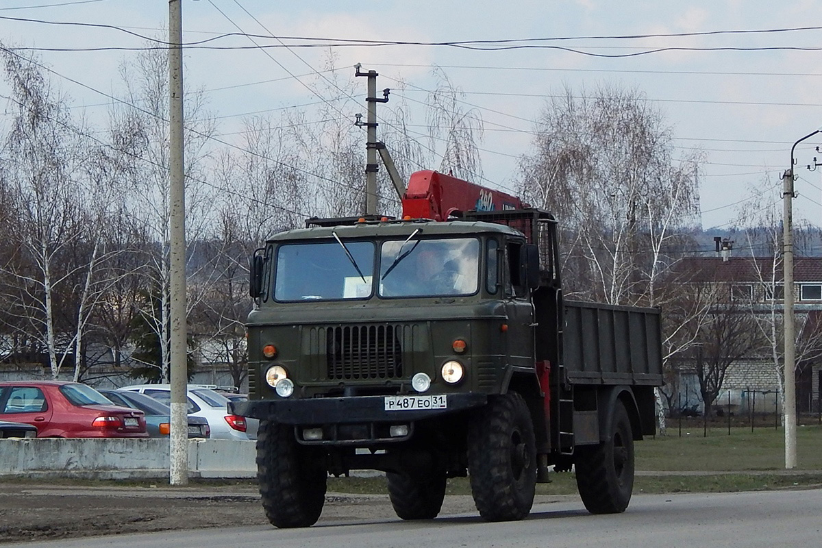 Белгородская область, № Р 487 ЕО 31 — ГАЗ-66-11