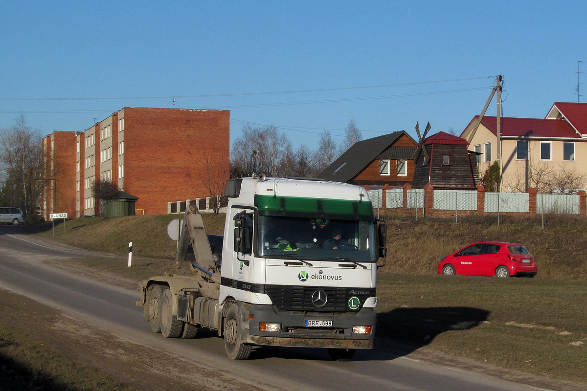 Литва, № BRF 598 — Mercedes-Benz Actros ('1997) 2543