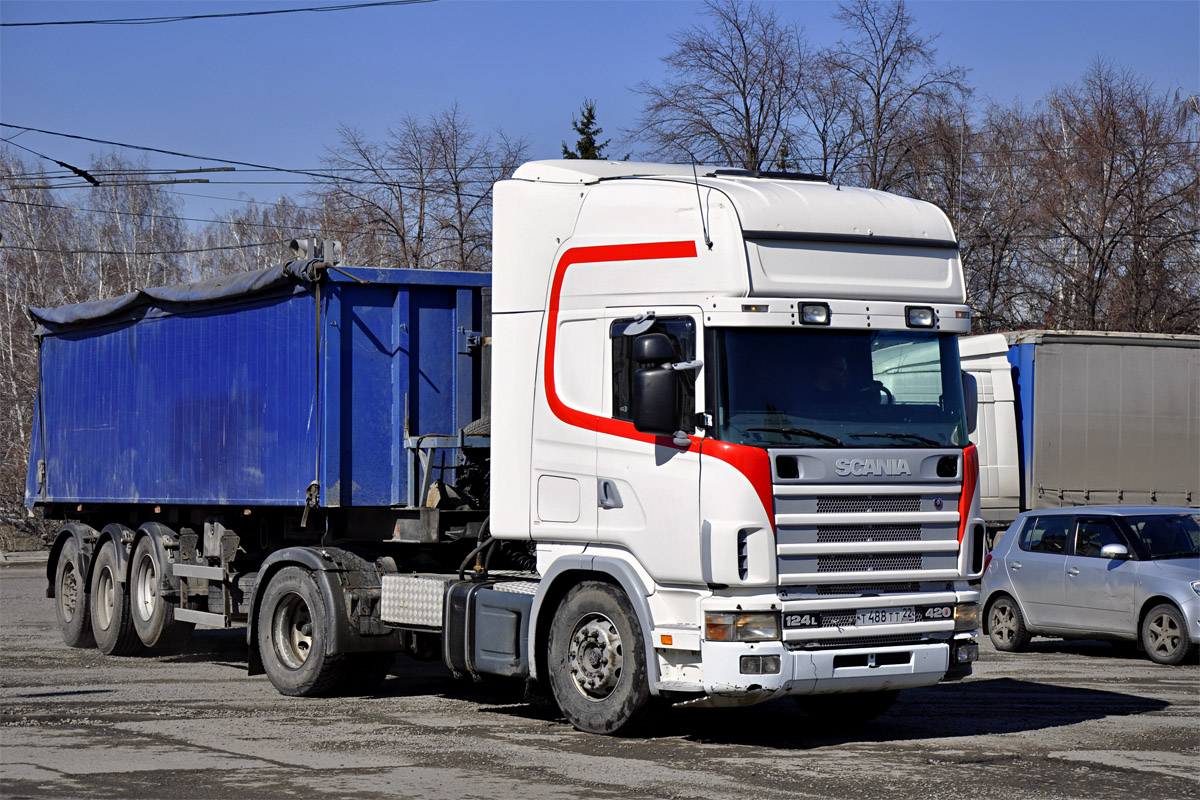 Алтайский край, № Т 488 ТТ 22 — Scania ('1996) R124L