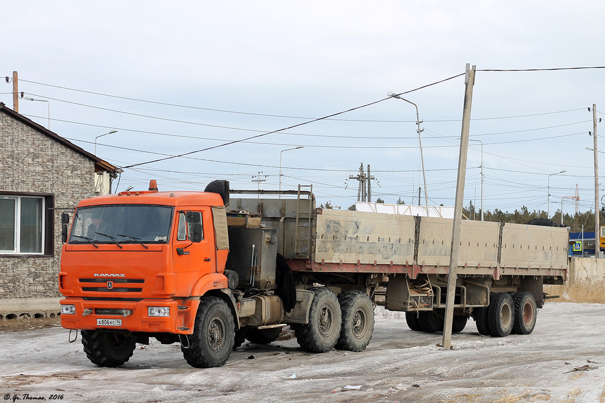 Саха (Якутия), № А 806 КС 14 — КамАЗ-44108-24 [441083]