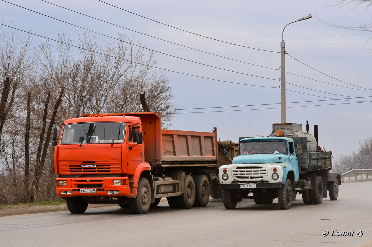 Волгоградская область, № Р 604 ЕХ 34 — КамАЗ-6520-06 [65200F]; Волгоградская область, № Т 053 АО 34 — ЗИЛ-431410