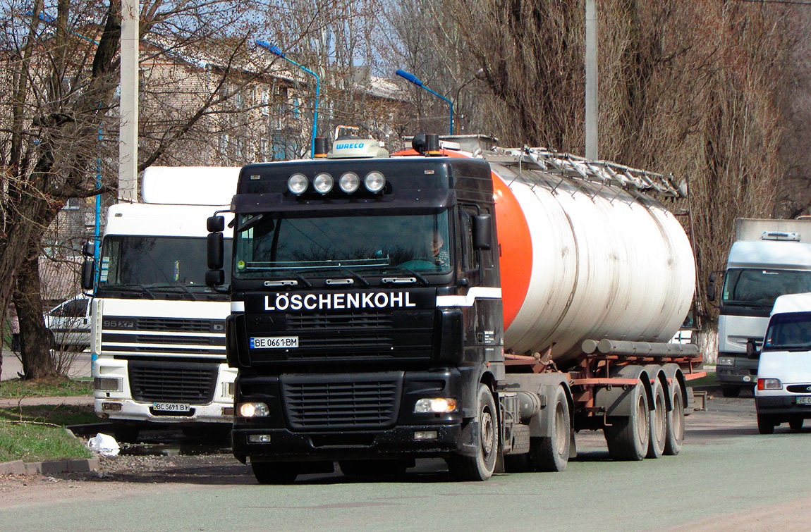 Николаевская область, № ВЕ 0661 ВМ — DAF XF95 FT