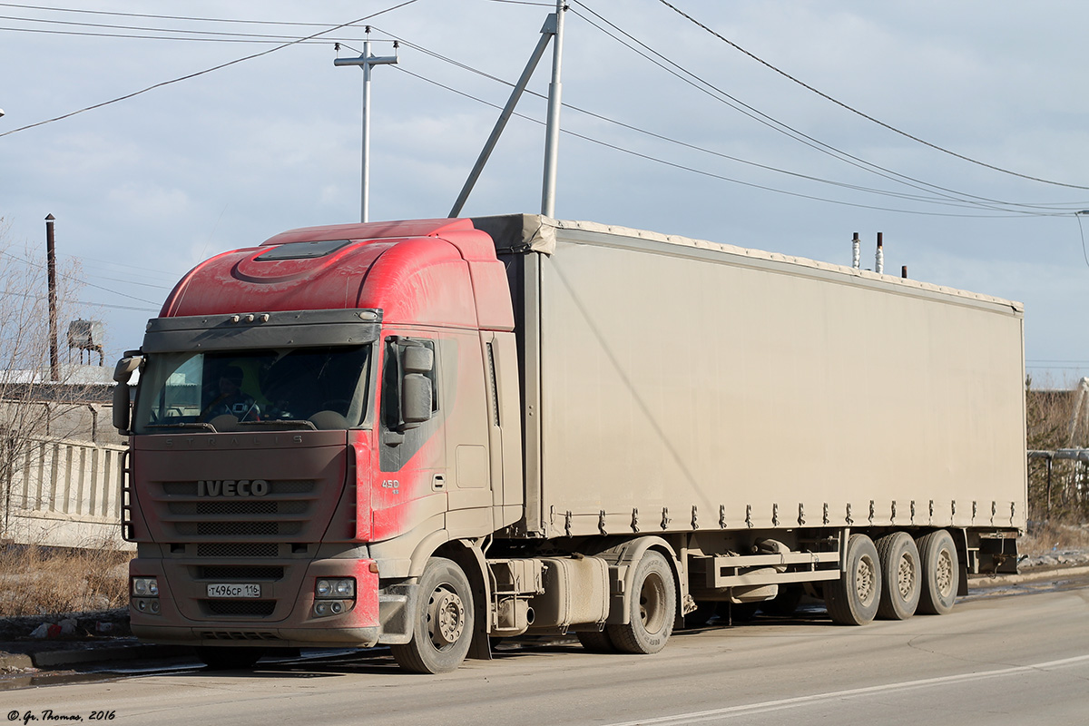 Татарстан, № Т 496 СР 116 — IVECO Stralis ('2007) 450