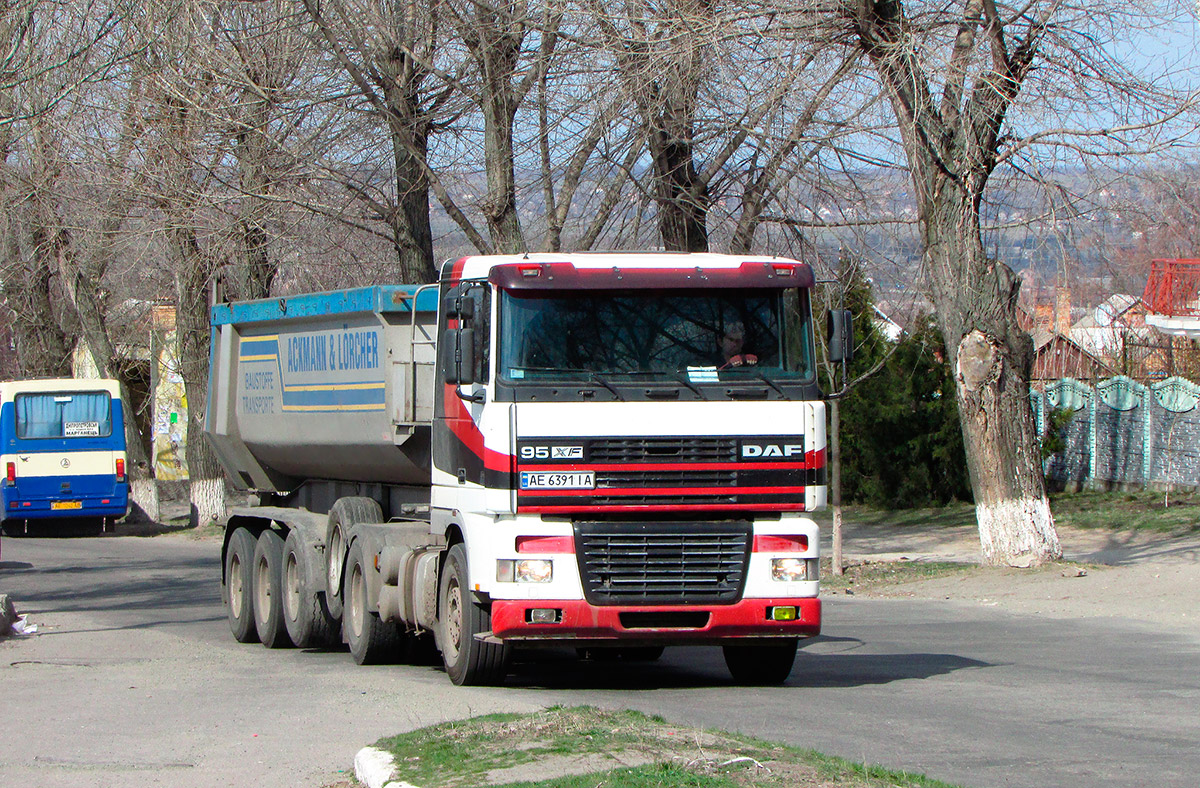 Днепропетровская область, № АЕ 6391 ІА — DAF 95XF FT