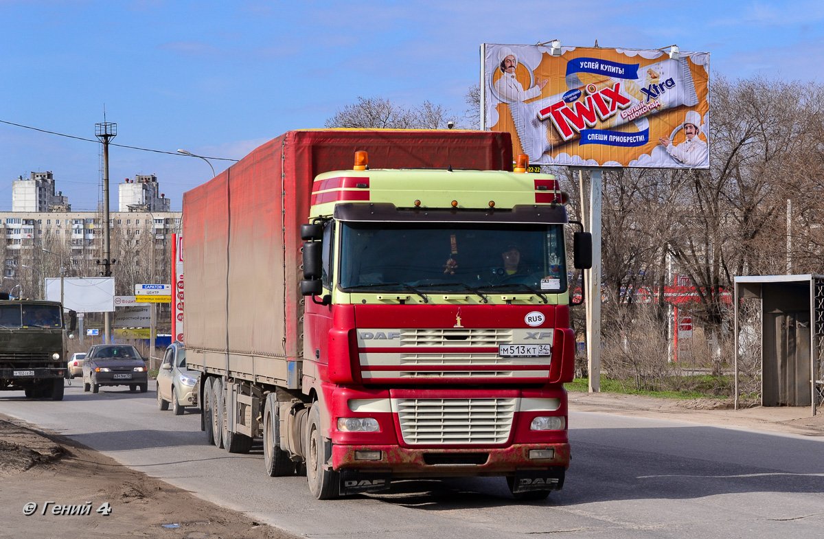 Волгоградская область, № М 513 КТ 34 — DAF XF95 FT