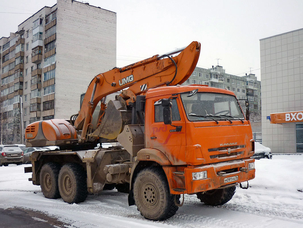 Ярославская область, № М 091 УН 76 — КамАЗ-43118-46