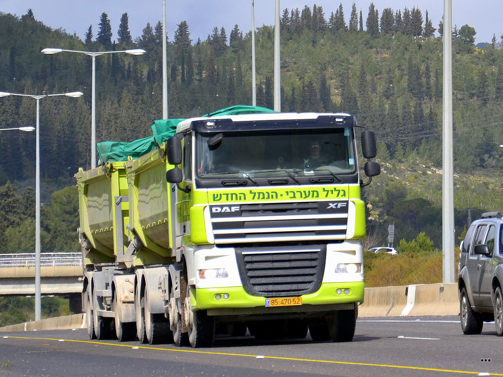 Израиль, № 85-470-52 — DAF XF105 FAD