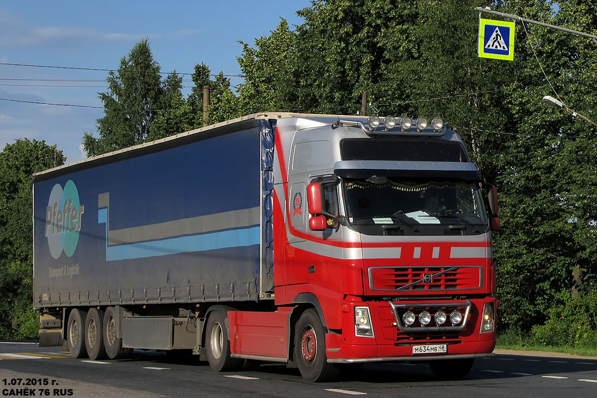 Липецкая область, № М 634 МВ 48 — Volvo ('2002) FH-Series