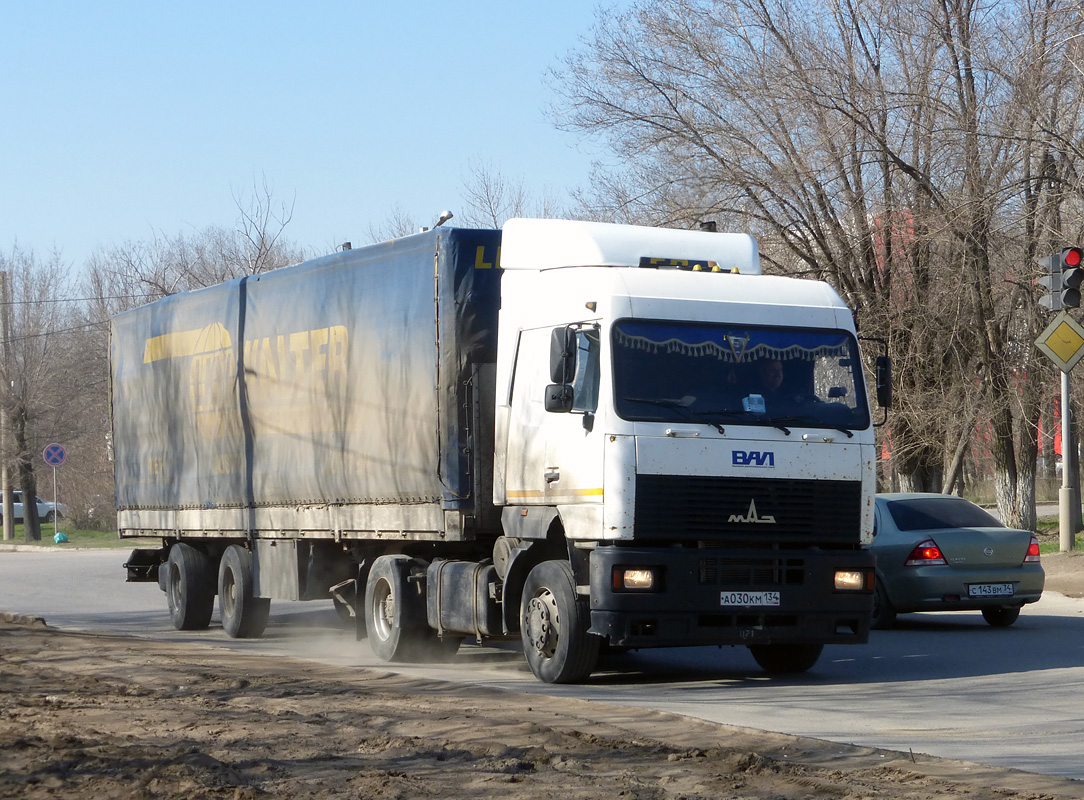 Волгоградская область, № А 030 КМ 134 — МАЗ-5440A5