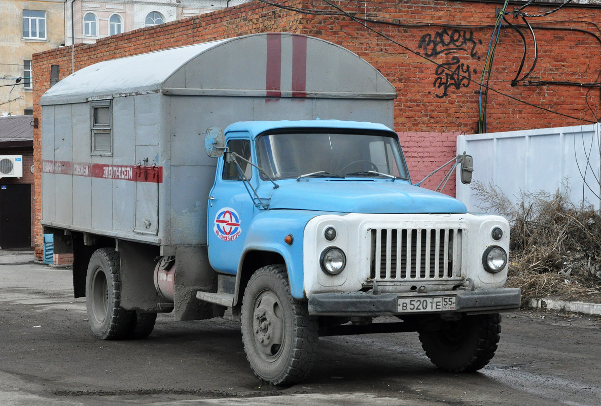 Омская область, № В 520 ТЕ 55 — ГАЗ-53-12