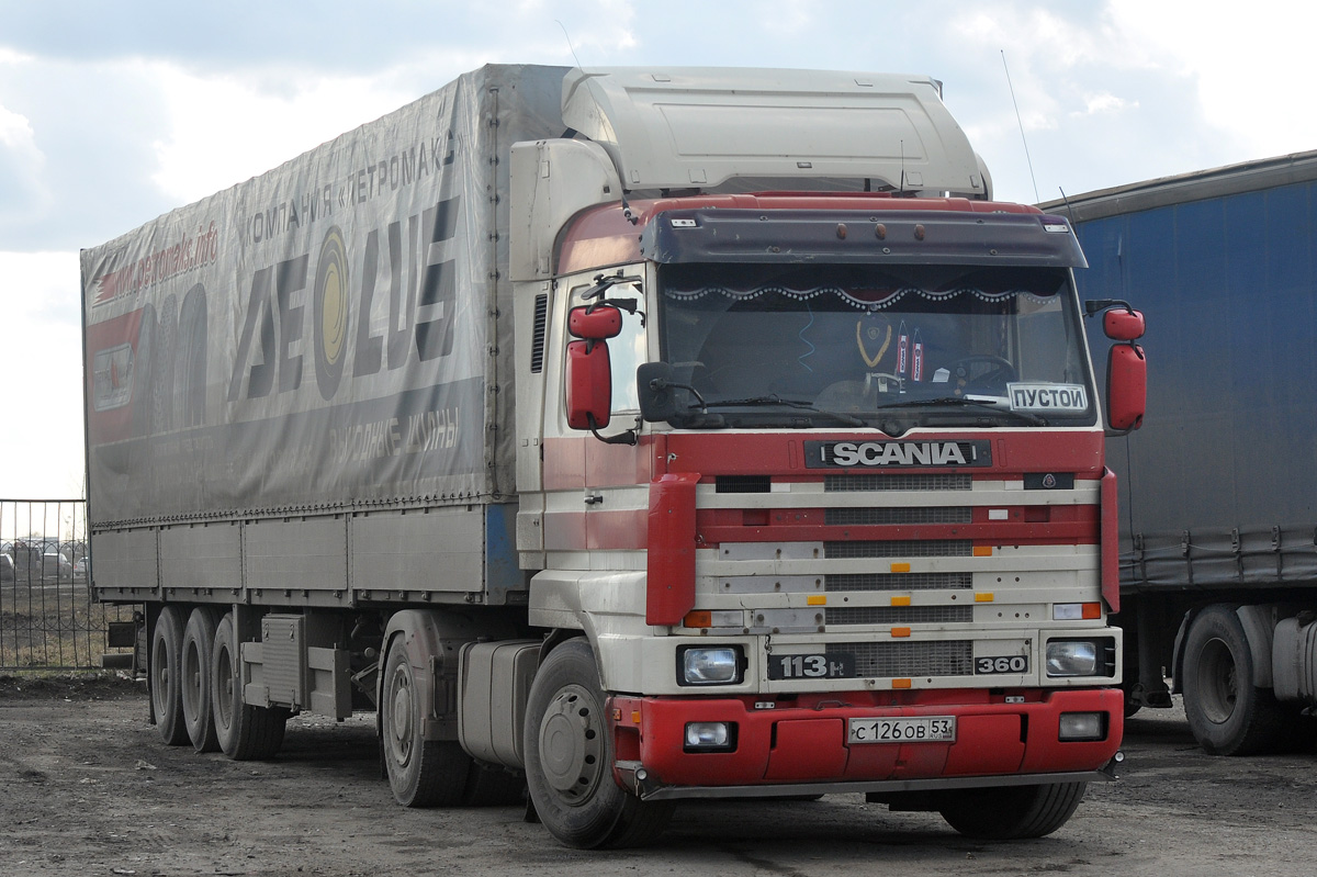 Новгородская область, № С 126 ОВ 53 — Scania (III) R113H