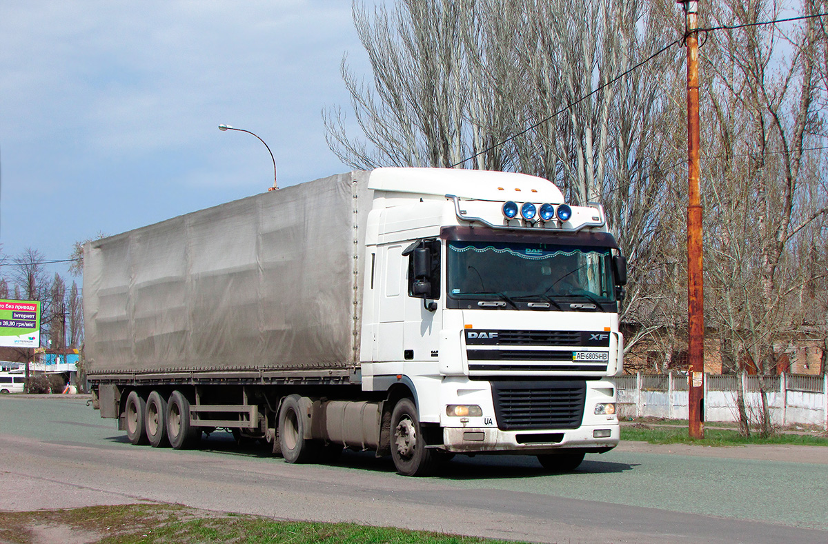 Днепропетровская область, № АЕ 6805 НВ — DAF XF95 FT