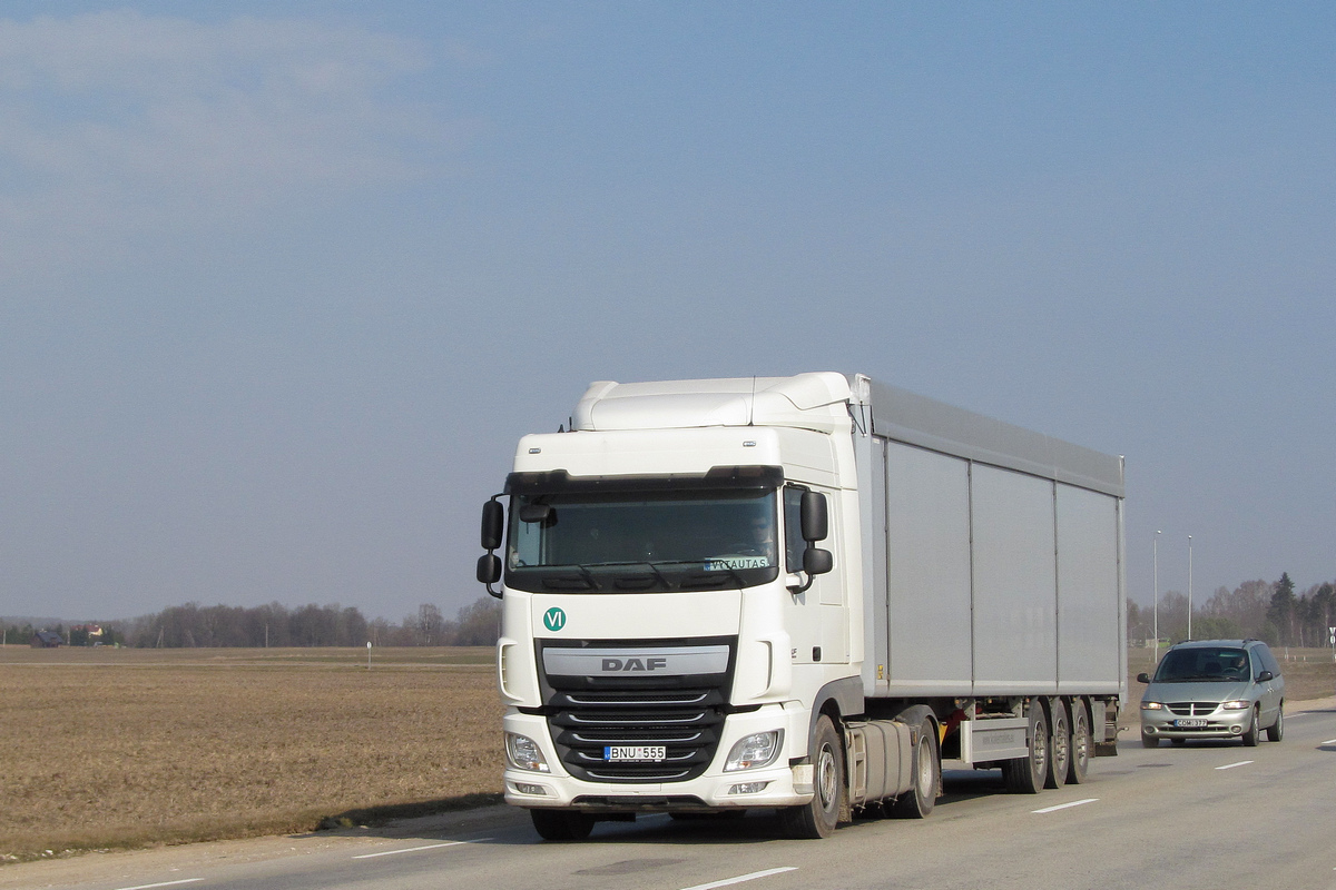 Литва, № BNU 555 — DAF XF Euro6 FT