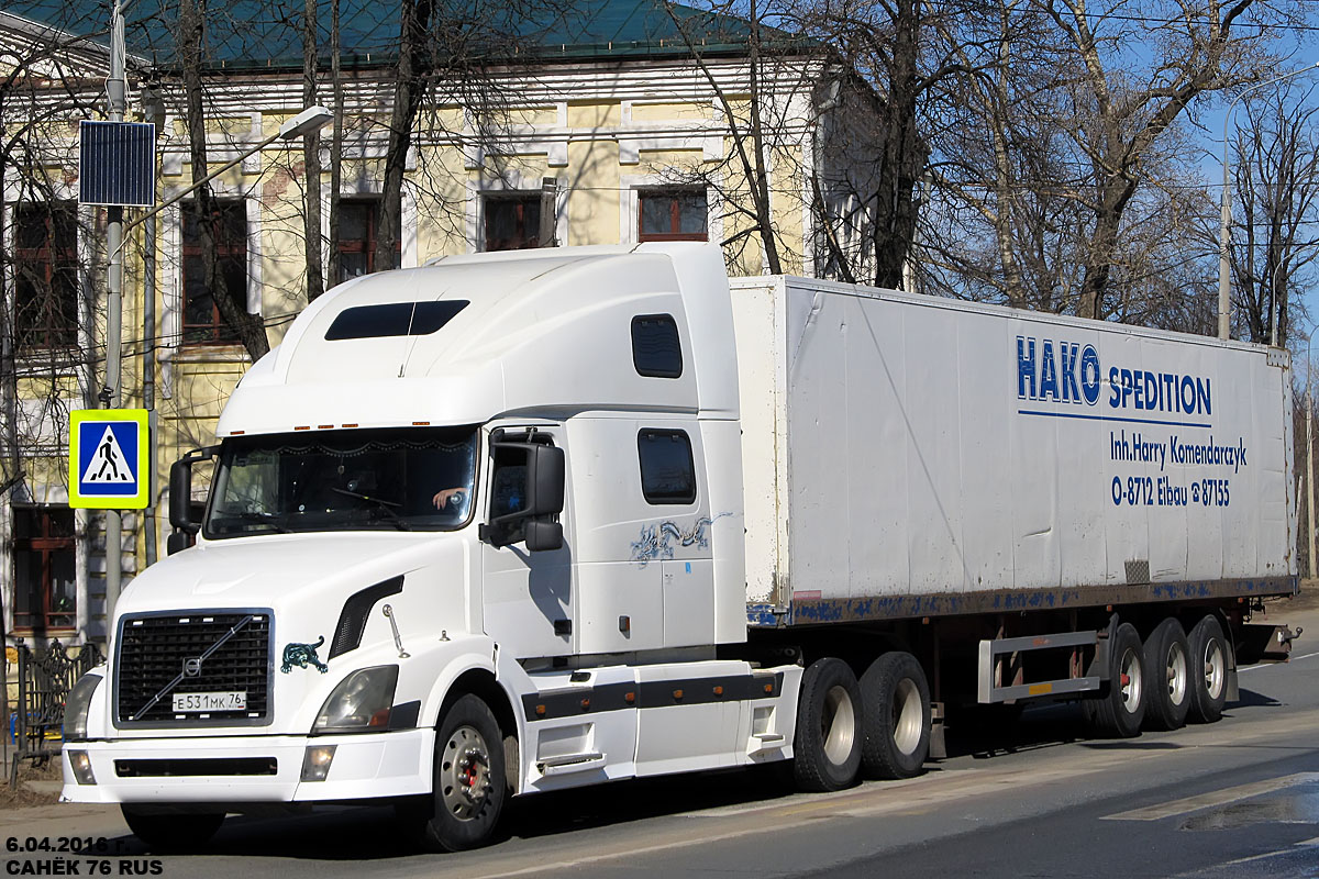 Ярославская область, № Е 531 МК 76 — Volvo VNL780