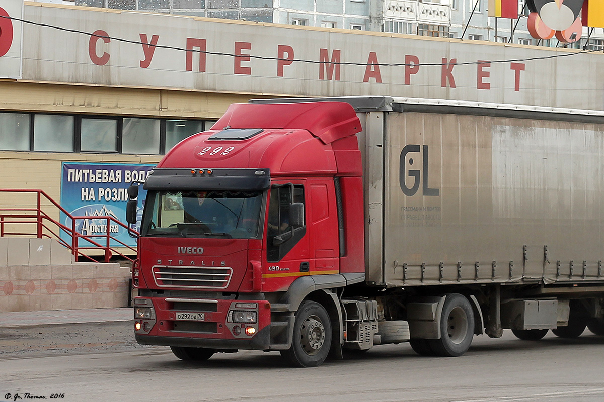 Томская область, № О 292 ОА 70 — IVECO Stralis ('2002) 430