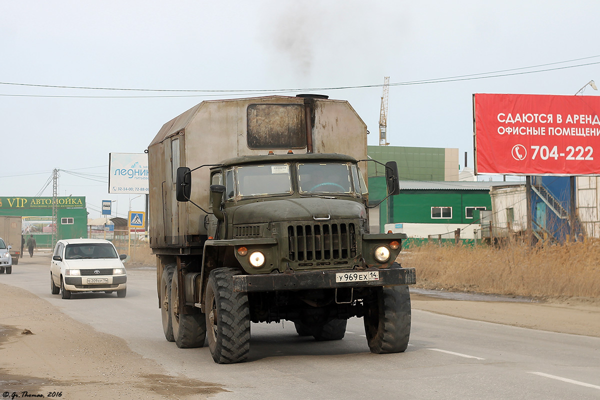 Саха (Якутия), № У 969 ЕХ 14 — Урал-43203