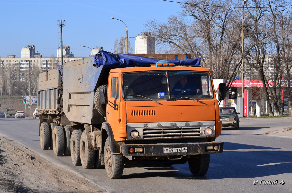 Волгоградская область, № Е 391 ТА 34 — КамАЗ-5511