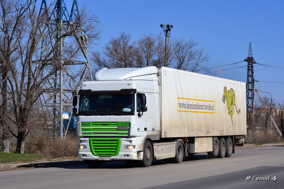 Волгоградская область, № С 822 ТР 34 — DAF XF105 FT