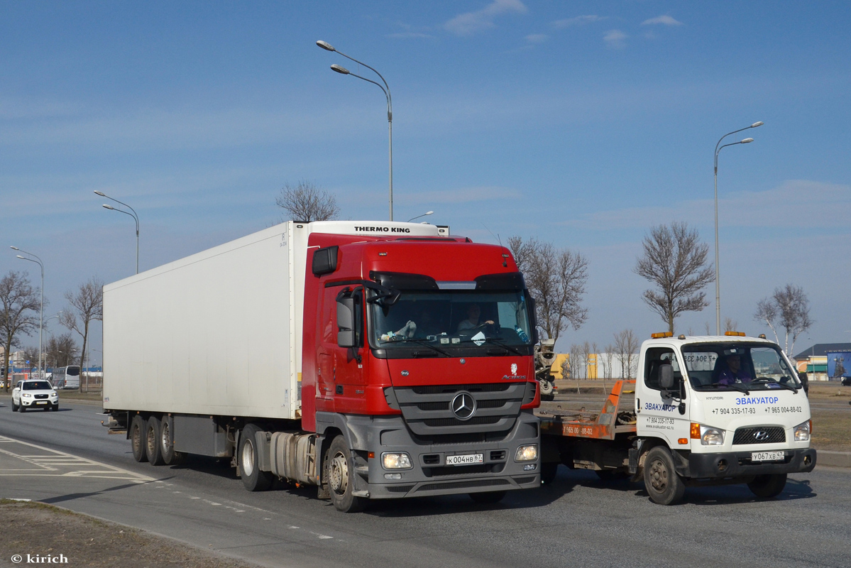 Смоленская область, № К 004 НВ 67 — Mercedes-Benz Actros ('2009) 1844