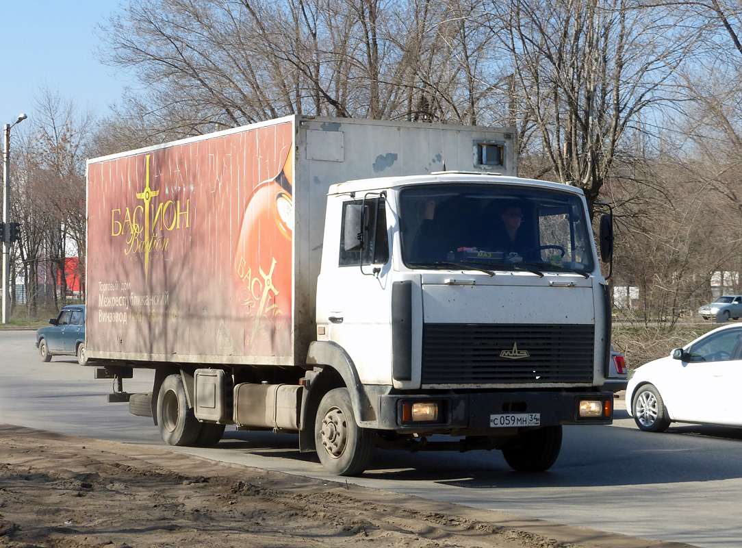 Волгоградская область, № С 059 МН 34 — МАЗ-437040 "Зубрёнок"