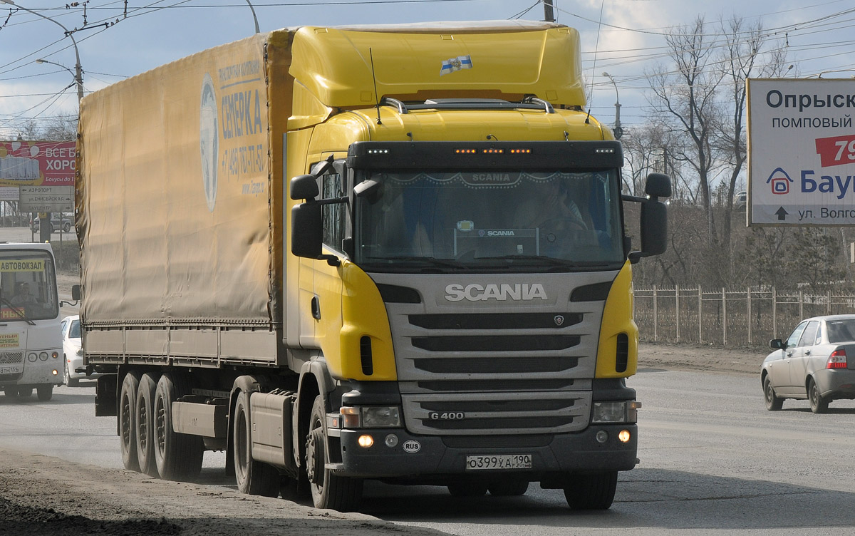 Московская область, № О 399 УА 190 — Scania ('2009) G400