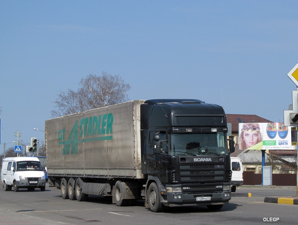 Смоленская область, № Р 458 НВ 67 — Scania ('1996) R124L