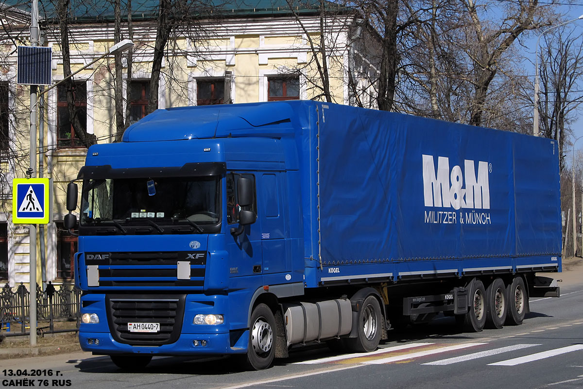 Минск, № АН 0440-7 — DAF XF105 FT