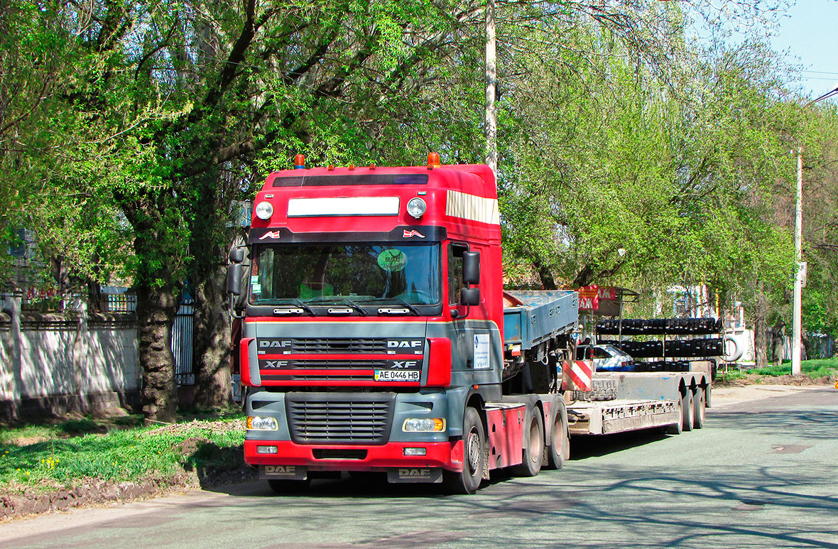 Днепропетровская область, № АЕ 0446 НВ — DAF XF95 FTS