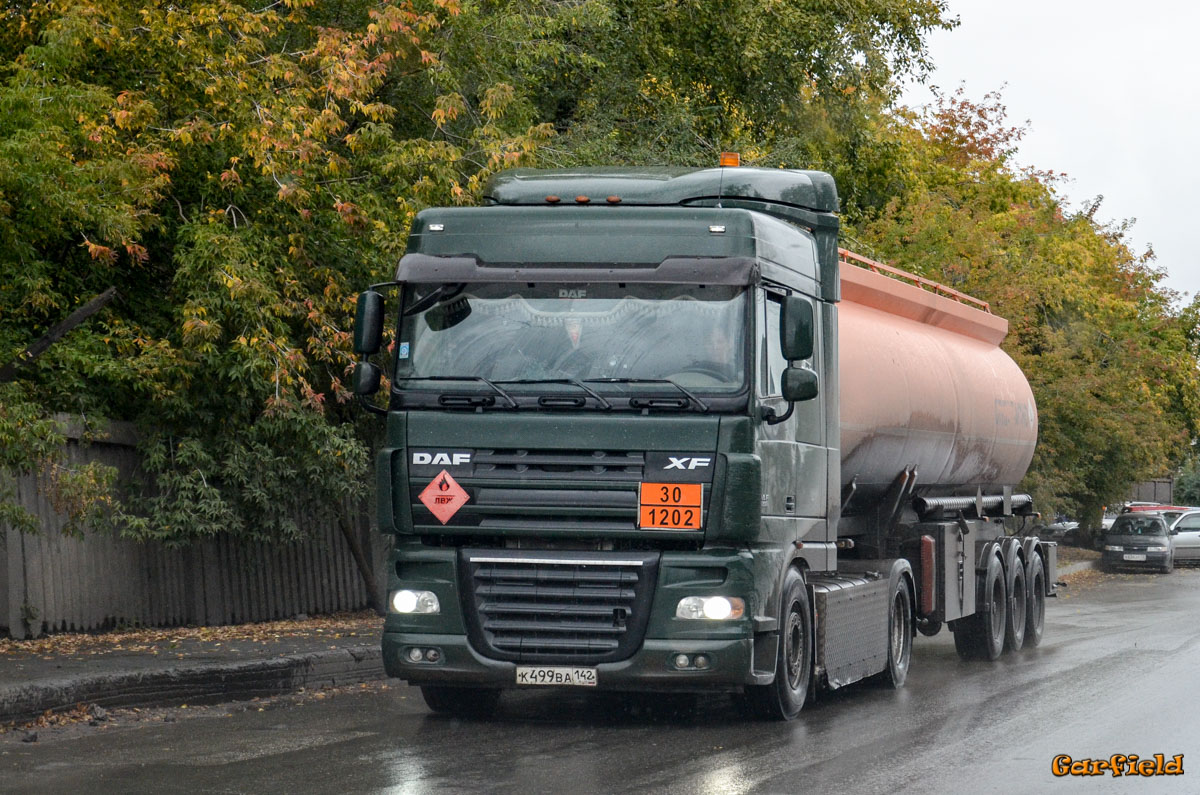 Кемеровская область, № К 499 ВА 142 — DAF XF105 FT