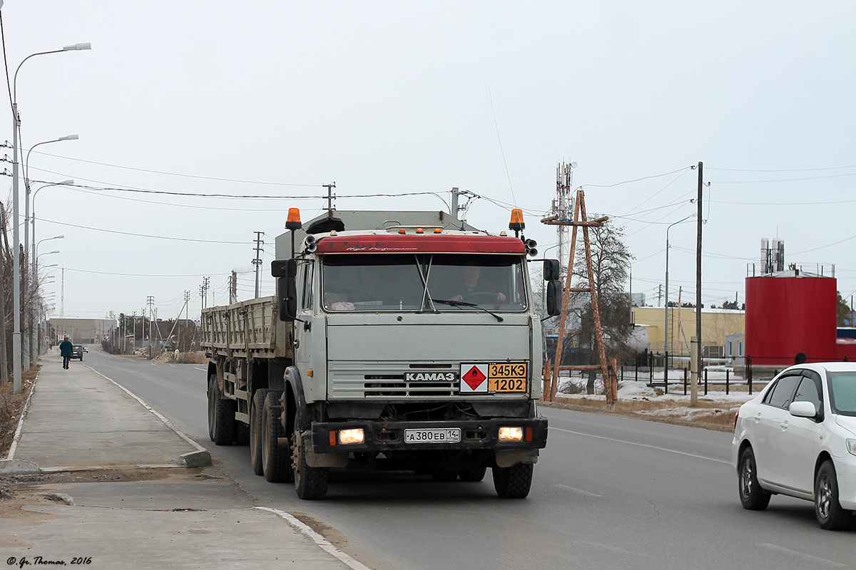 Саха (Якутия), № А 380 ЕВ 14 — КамАЗ-54115 [541150]