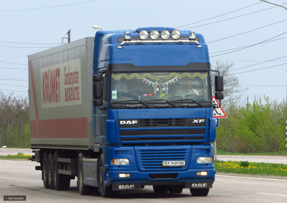 Хмельницкая область, № ВХ 9409 ВК — DAF XF95 FT