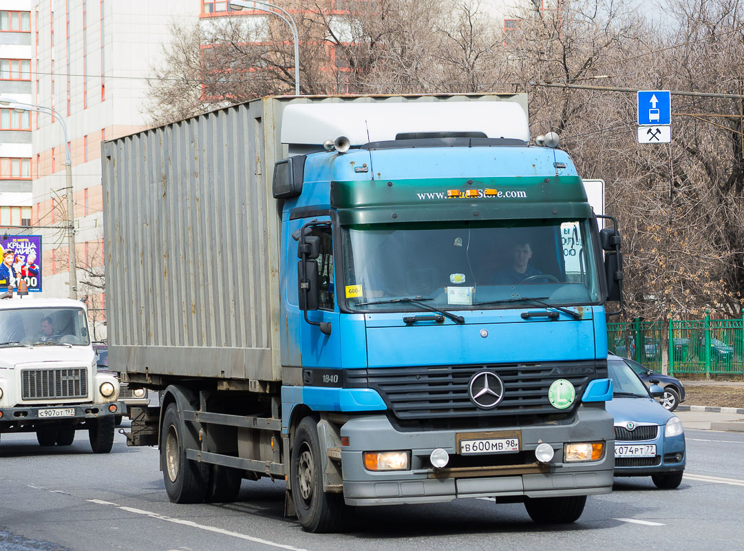 Санкт-Петербург, № В 600 МВ 98 — Mercedes-Benz Actros ('1997) 1840