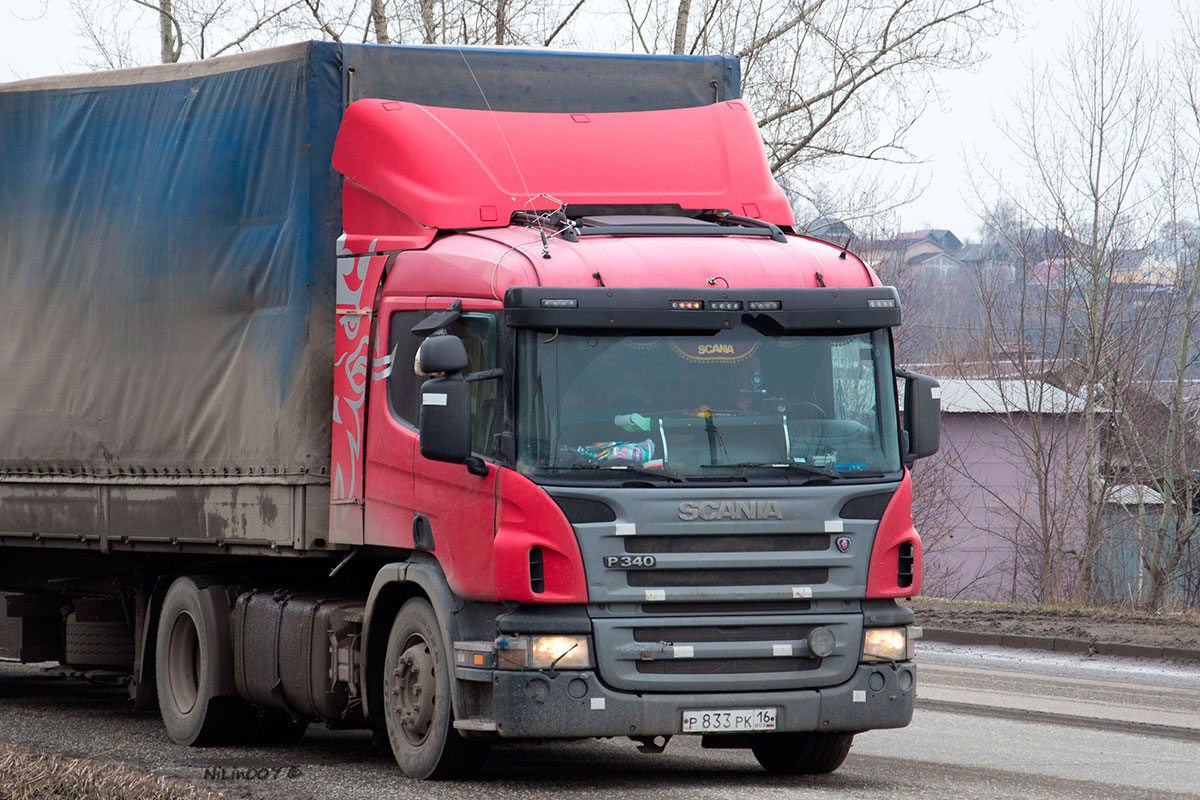 Татарстан, № Р 833 РК 16 — Scania ('2004) P340