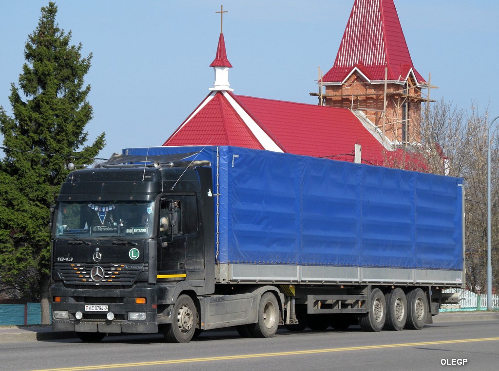 Витебская область, № АЕ 0794-2 — Mercedes-Benz Actros ('1997) 1843